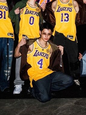 Custom Cortis James Lakers jersey